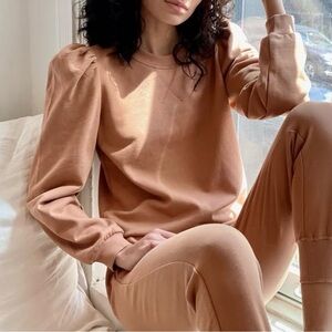 Cami NYC Matching Sweat Set, Roberta Crewneck & Linley Joggers, in Tawny, XS